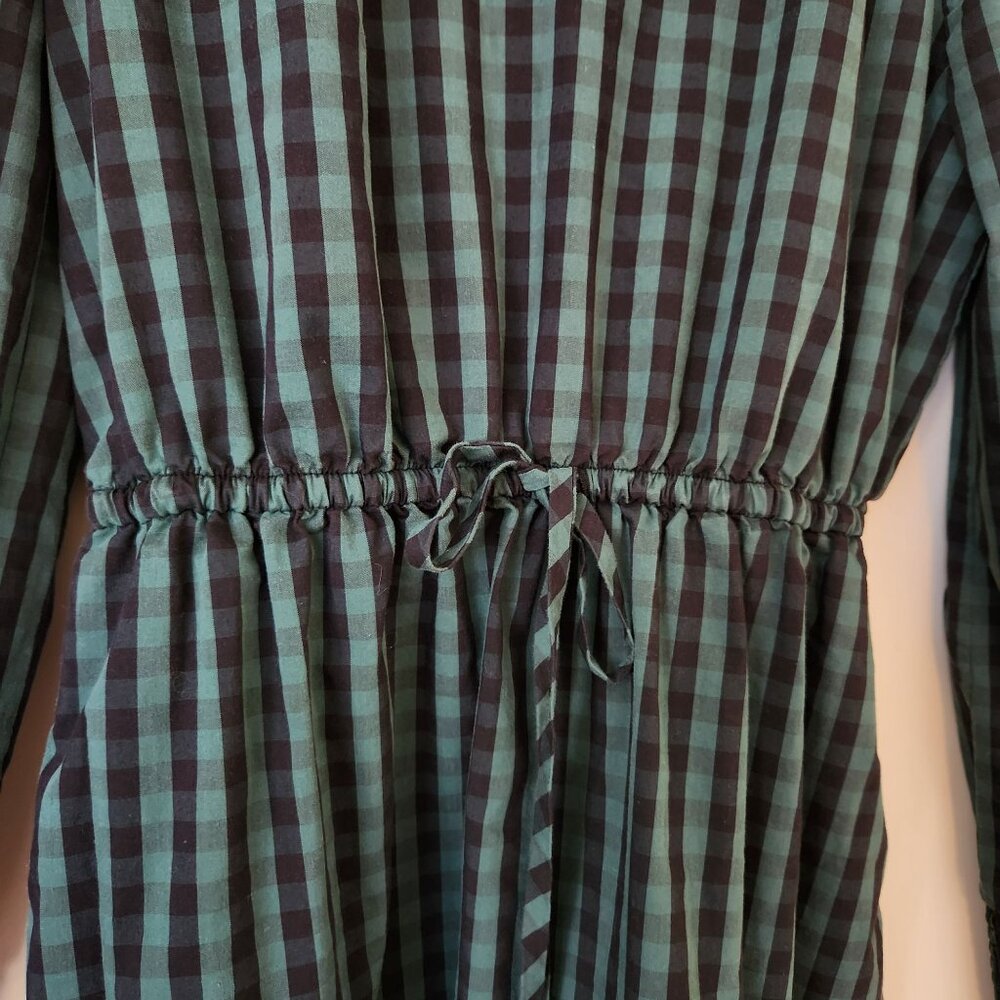 Draper James RSVP Green Black Gingham Dress Holiday Christmas Winter Cute Small - Picture 3 of 10